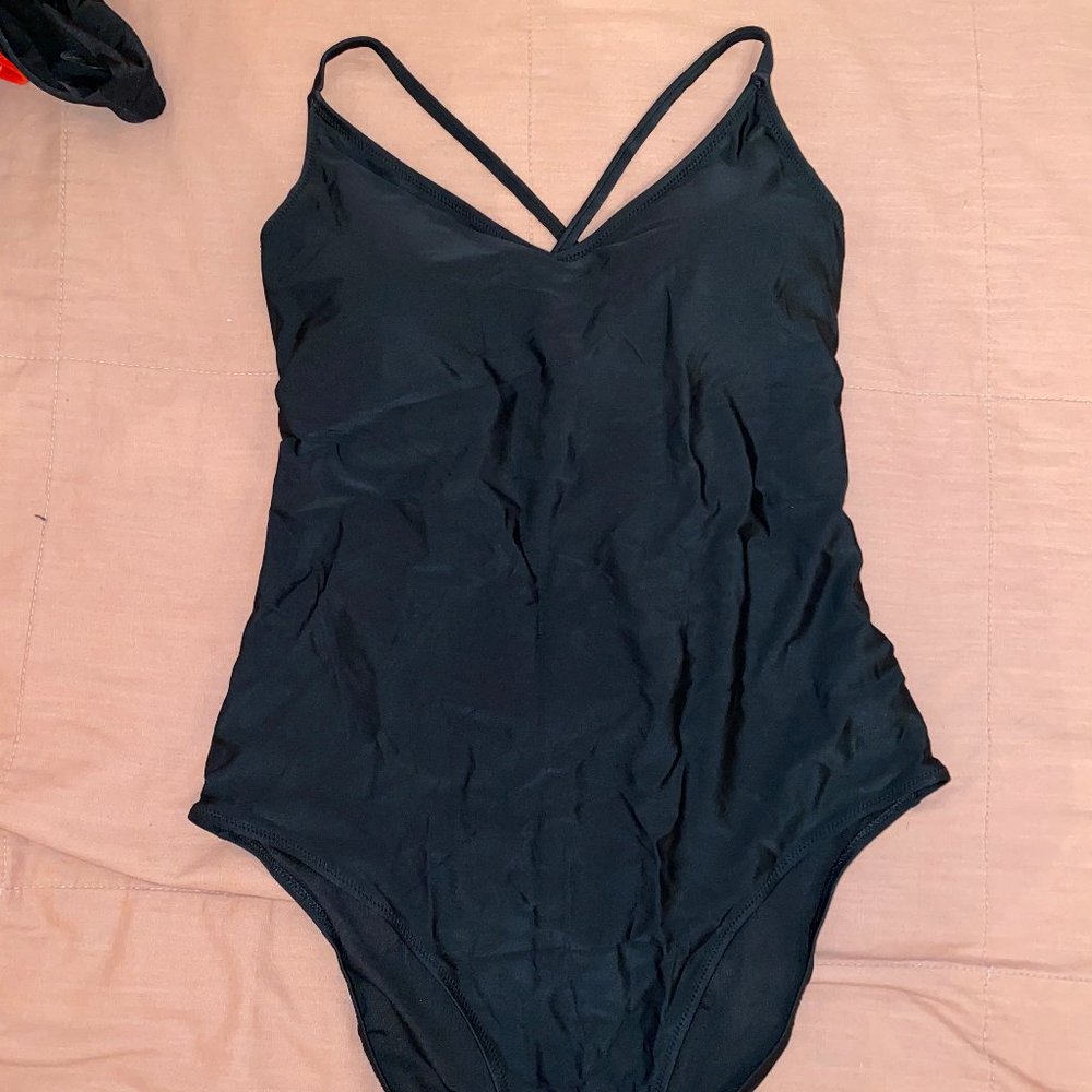 Aerie Black One Piece